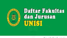 Daftar Fakultas dan Jurusan UNISI Tembilahan (TERBARU)