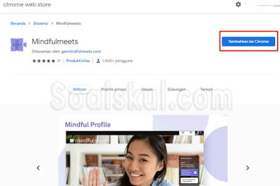 langkah 2 menambahkan fitur emoji dan agenda di google meet