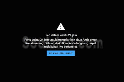 langkah 5 aktivasi live streaming youtube langkah 5 aktivasi live streaming youtube