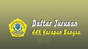 Daftar Jurusan di AAK Harapan Bangsa Bengkulu (TERBARU)
