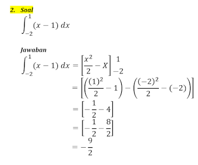 contoh integral tentu 2 contoh integral tentu 2