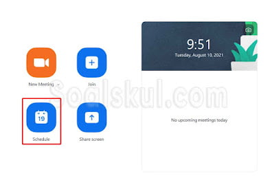 langkah 1 menjadwalkan zoom laptop langkah 1 menjadwalkan zoom laptop