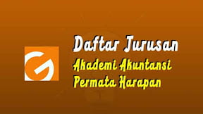 Daftar Jurusan di Akademi Akuntansi Permata Harapan (TERBARU)