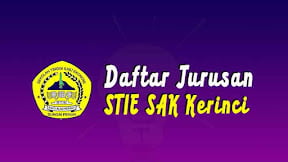 Daftar Jurusan di STIE Sakti Alam Kerinci (TERBARU)