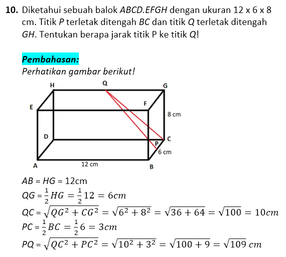 Soal Dan Pembahasan Dimensi Tiga 10 Soal Dan Pembahasan Dimensi Tiga 10