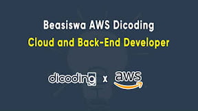 Beasiswa AWS Dicoding: Cloud and Back-End Developer Scholarship
