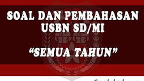 Kumpulan Soal dan Pembahasan USBN Ujian Nasioanl SD/MI