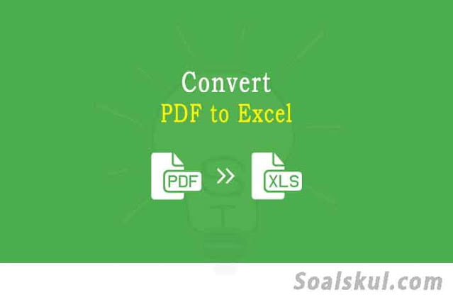 Cara Convert PDF ke Excel Terbaik Online dan Offline Cara Convert PDF ke Excel Terbaik Online dan Offline