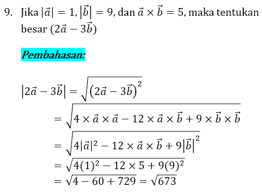 Soal dan Pembahasan Vektor 9 Soal dan Pembahasan Vektor 9