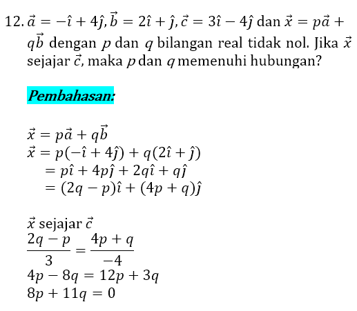 Soal dan Pembahasan Vektor 12 Soal dan Pembahasan Vektor 12
