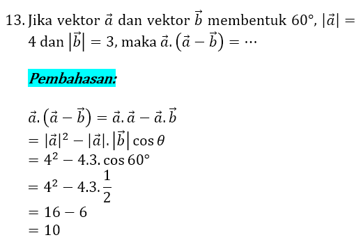 Soal dan Pembahasan Vektor 13 Soal dan Pembahasan Vektor 13