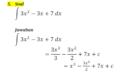 contoh integral tak tentu 5 contoh integral tak tentu 5