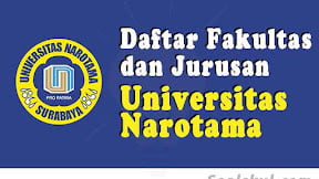 Daftar Fakultas Dan Jurusan Universitas Narotama (TERBARU)