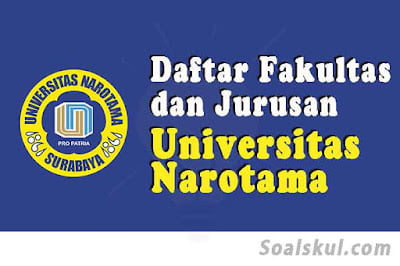 daftar fakultas jurusan universitas narotama daftar fakultas jurusan universitas narotama