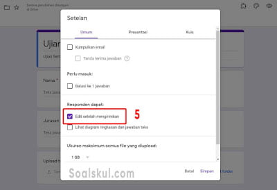 langkah 5 edit jawaban gform langkah 5 edit jawaban gform