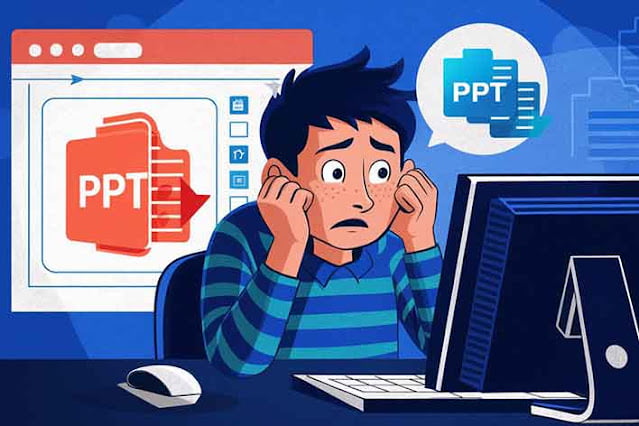 seseorang sedang mengembalikan file ppt yang hilang belum tersimpan seseorang sedang mengembalikan file ppt yang hilang belum tersimpan