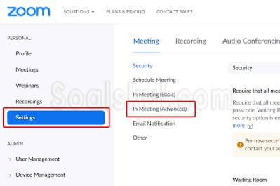 langkah 2 setting akun zoom streaming yt langkah 2 setting akun zoom streaming yt