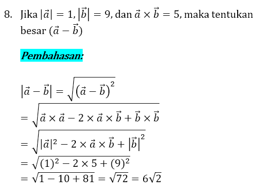 Soal dan Pembahasan Vektor 8 Soal dan Pembahasan Vektor 8