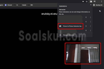 langkah 2 picture in picture google meet
