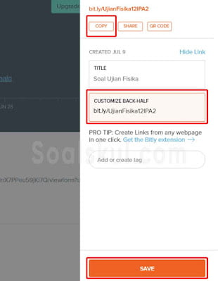 langkah 7-8 merubah link gform ke bit.ly custom langkah 7-8 merubah link gform ke bit.ly custom