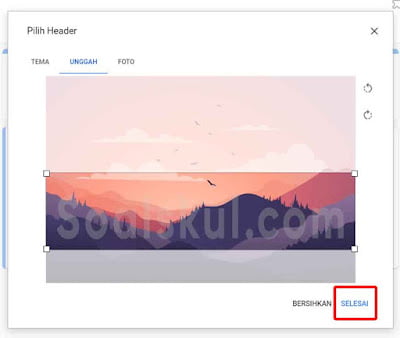 langkah 5 rubah tampilan header gform langkah 5 rubah tampilan header gform