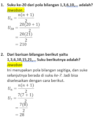 contoh soal dan pembahasan pola bilangan segitiga contoh soal dan pembahasan pola bilangan segitiga