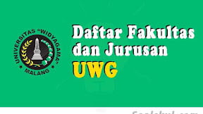 Daftar Fakultas Dan Jurusan UWG Malang (TERBARU)
