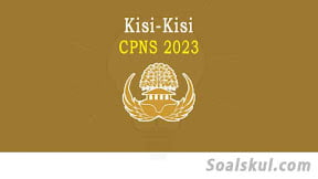 Kisi-Kisi Soal CPNS 2023 PDF