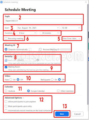langkah 2-13 menjadwalkan zoom laptop langkah 2-13 menjadwalkan zoom laptop