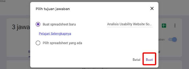 cara export gform ke excel 2