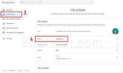 langkah 3-4 ganti nama google meet laptop