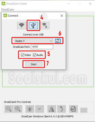 langkah 4-7 membuat hp menjadi kamera laptop langkah 4-7 membuat hp menjadi kamera laptop