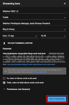 langkah 12 zoom live streaming yt langkah 12 zoom live streaming yt