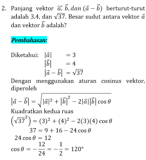 Soal dan Pembahasan Vektor 2 Soal dan Pembahasan Vektor 2
