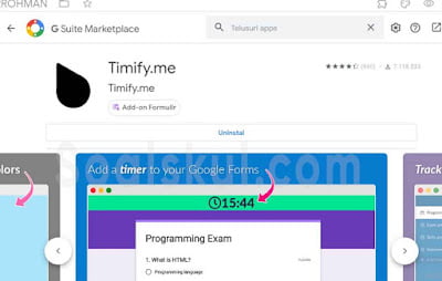 add-on Timify.me