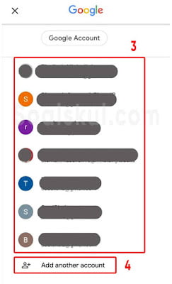langkah 3-4 ganti email google meet hp langkah 3-4 ganti email google meet hp