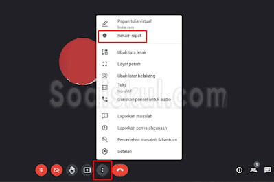 langkah 3 rekam layar google meet G Suit