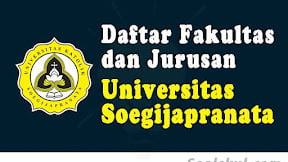 Daftar Fakultas Dan Jurusan Unika Soegijapranata (TERBARU)