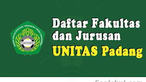 Daftar Fakultas Dan Jurusan UNITAS Padang (TERBARU)
