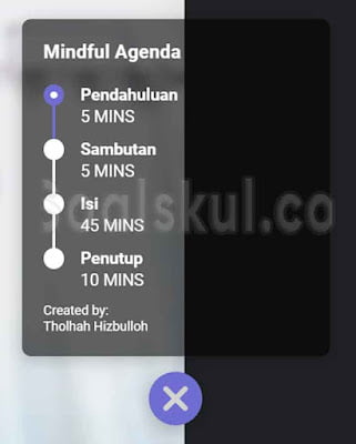 langkah 15 menambahkan fitur emoji dan agenda di google meet
