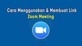 Cara Menggunakan & Membuat Link Zoom Meeting di Laptop