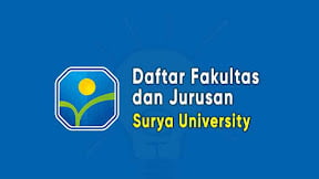 Daftar Fakultas dan Jurusan Surya University (TERBARU)