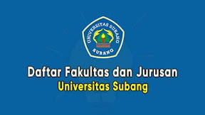 Daftar Fakultas dan Jurusan Universitas Subang (TERBARU)