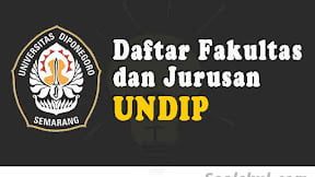 Daftar Fakultas Dan Jurusan Di UNDIP (TERBARU)