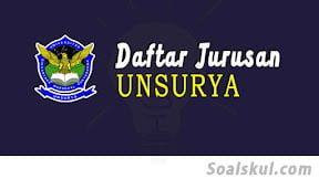 Daftar Fakultas dan Jurusan UNSURYA (TERBARU)