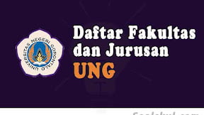 Daftar Fakultas Dan Jurusan UNG Gorontalo (TERBARU)
